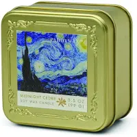PADDYWAX Impressionist Duftkerze "Van Gogh – Sternennacht", 99g, in einer Blechdose