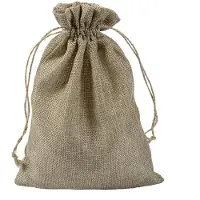 OEM Jutebeutel mit Kordelzug, 10 Stück, 30x40 cm, für Geschenke & Adventskalender