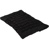 OEM Faltbare Futonmatratze 135x190x10 cm, Schwarz