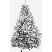 OEM Weihnachtsbaum mit Schnee, 120 cm, 299 Zweige, naturgrün