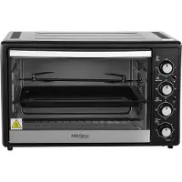 KRAFT&DELE Elektrischer Backofen 48L 2000W mit Drehspieß & Umluft