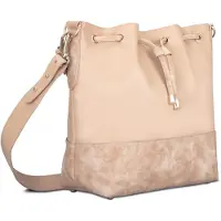 Expatrié Beuteltasche Damen Sand - Sarah Medium - Handtasche aus Veganem PolyurethanLede