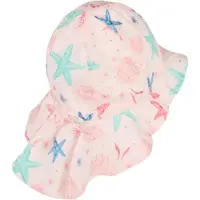 Sterntaler Sonnenhut "Sonnenhut Seestern", Mädchen, Gr. 43, rosa (zartrosa), Obermaterial: 50% Baumwolle CO. 50% Polyester PES., Hüte Sonnenhut