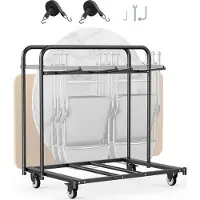 StarTech.com Klappbarer Stuhlwagen Stuhlkarre - 5 Tische/14 Stühle - 180kg Tragkraft - Klappstuhlwagen für Veranstaltungen und Konferenzen