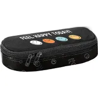Paso SM25LR-013 Federmäppchen Smiley Emoticons mit Klappe