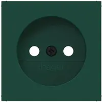 Hager WAS7300C07 Zentralstück für Steckdose ohne Schutzkontakt, A.x/C.x, jade, halbglänzend