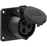 Pce 313-7 CEE-Anbausteckdose gerade (70x70mm) 16A 3p 7h IP44/IP54 3137
