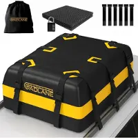 Merkloos Dachtasche Dachbox Gepäckbox - 550 Liter - Wasserdicht - Gelb