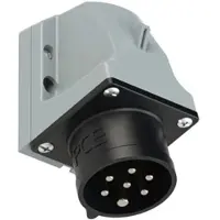 Pce 527-7v CEE-Wandgerätestecker 32A 7p 7h IP44/IP54 5277v