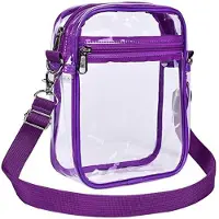 DONGKER Transparente Umhängetasche, PVC Durchsichtige Schultertasche Handtasche