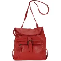 Belli italienischer Echt Leder Rucksack Backpack London Handtasche Umhängetasche