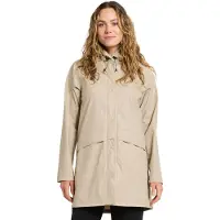 Didriksons Regenjacke Parka Damen Wasserdicht Winddicht Avon Beige