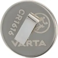 Varta CR1616 Lithium Batterie mit Lötfahne in U-Form