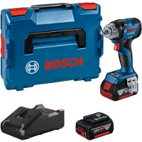 Bosch Akku-Drehschlagschrauber GDS 18V-330 HC, 2xAkku GBA 18V 5.0Ah, GAL 18V-40 Pro