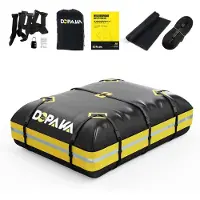 Merkloos Dachbox Dachtasche Dachkoffer - Weich - Wasserdicht - 0,42 m³ - 1000D