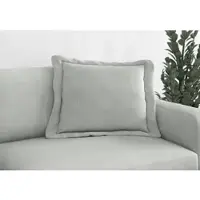 Trendmanufaktur Sofakissen "Bourbon", silber, B:70cm H:12cm T:70cm, Stoff, Polsterauflagen, Sofakissen, modernes Flatkissen 70x70 cm, in trendigem Cord erhältlich, universal