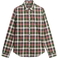Superdry Vintage Check Pluse Size Langarmhemd
