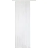 Weckbrodt Fadenvorhang "Rebecca" Gr. 3, weiß (reinweiß), B:98cm H:245cm, Polyester, Gardinen, Fadenvorhang, Fadengardine, Insektenschutz, transparent, kürzbar, Store