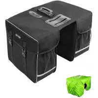 Merkloos Gepäckträgertasche Fahrradtasche Gepäckträger-Tasche - 30 Liter - Wasserdicht - Doppelt - Reflektierend