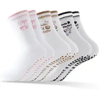 Merkloos Rutschfeste Pilates-Socken – Mehrfarbig – Für Yoga und Fitness