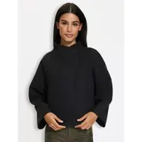 HEINE Blusenblazer "Blazer Jackenblazer in Flausch-Qualität", Damen, Gr. 40/42, schwarz, Modisch, Blazer Blusenblazer