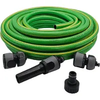Merkloos Gartenschlauch, 20 Meter, mit Anschlussset für die Gartenbewässerung