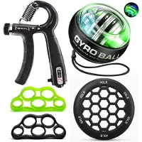 Merkloos 5-in-1 Handgripper-Trainingsset