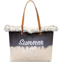 Merkloos Große Umhängetasche für Damen, lässige Strandtasche