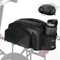 Merkloos Gepäckträgertasche Fahrradtasche - 12 Liter - Wasserdicht - 3-in-1 - Reflektierend - Für Alltag und Radtouren
