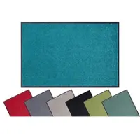 Otto Home Fußmatte "Clean & Walk" Gr. 61, blau (petrol), B:120cm H:7mm L:180cm, Polyamid, Teppiche, Fußmatte, Schmutzfangmatte, Türmatte, In- und Outdoor, Teppich, Läufer, waschbar