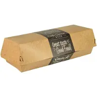 Papstar 86635 Einweg-Lebensmittelbehälter Karton Beige