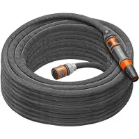 Gardena Liano, 20 m, Über Boden, Schwarz, Grau, Polyvinylchlorid (PVC), Textil, 22 bar, 1,3 cm