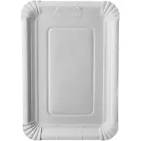 Papstar Papp-Teller "pure" eckig, 180 x 260 mm, weiá, 250er