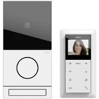 Gira 2416902 Video System 1TN weiß System 106 Einfamilienhaus Paket Video