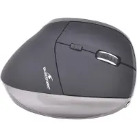 Bluestork M-WL-ERGO-BK, rechts, RF Wireless, 1200 DPI, Schwarz, Grau