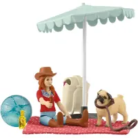 Schleich 42751 Pocket Set Spielset Ausflug zum Badesee mit Hannah