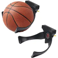 Merkloos Ballhalter Wandhalterung Ballregal - 2er-Set - 22,5 x 17 cm - Für Basketball Fußball Volleyball - Spritzgegossener Kunststoff