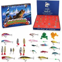 Merkloos Adventskalender für Fischer mit 24 Überraschungen