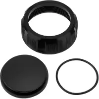 Merkloos Ablaufkappe, Ersatzteil R0523000 – Kompatibel mit Zodiac/Jandy-Filtern – Schwimmbadfilter – O-Ring-Dichtung – Rutschfester Gewindeteil – Schwarz – Ablaufstopfen