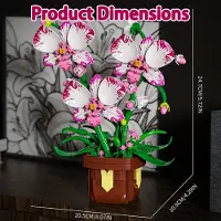 Merkloos Kreatives Orchideen-Bausatz mit 355 Teilen