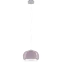 Eglo Hängeleuchte Belomontejo, Ø 30 cm, pink-transparent, Glas