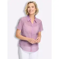 Sieh an! Kurzarm-Bluse in orchidee | Gr.: 42