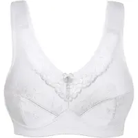 Susa Entlastungs-BH "Entlastungs BH ohne Bügel Basic", Damen, Gr. 90, Cup B, weiß, Stoff, Obermaterial: 55% Polyamid PA. 39% Baumwolle CO. 6% Elasthan EL., BHs Entlastungs-BH