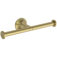 Ideal standard La Dolce Vita Papierrollenhalter doppelt, ohne Deckel, 265x86x60mm, T5496A2, Farbe: Brushed Gold