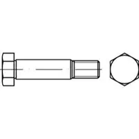 Reyher DIN 610 - Stahl 8.8 blank - M 10x70 - Sechskant-Passschrauben mit kurzem Gewindezapfen