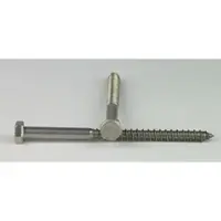 Schäfer + Peters DIN 571 - Edelstahl A4 - 8x80 - Sechskant-Holzschrauben