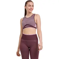 Falke Sport-BH "Sport-BH", Damen, Gr. L, N-Gr, 1 Stk., lila (mahogany (8344)), BHs Sport-BH