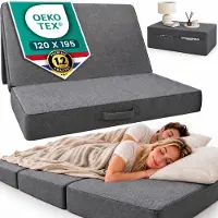 OEM Vouwmatras 120x195 cm, 14 cm dick, faltbar, mit Bezug