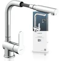 OEM Küchenarmatur mit ausziehbarer Spüldüse, 360° drehbar, Chrom