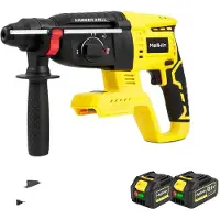 OEM Elektrischer Schlagbohrer, bürstenloser Motor, 4 Arbeitsmodi, 2X Batterie Set-AA, 100V-240V EU Stecker Typ C